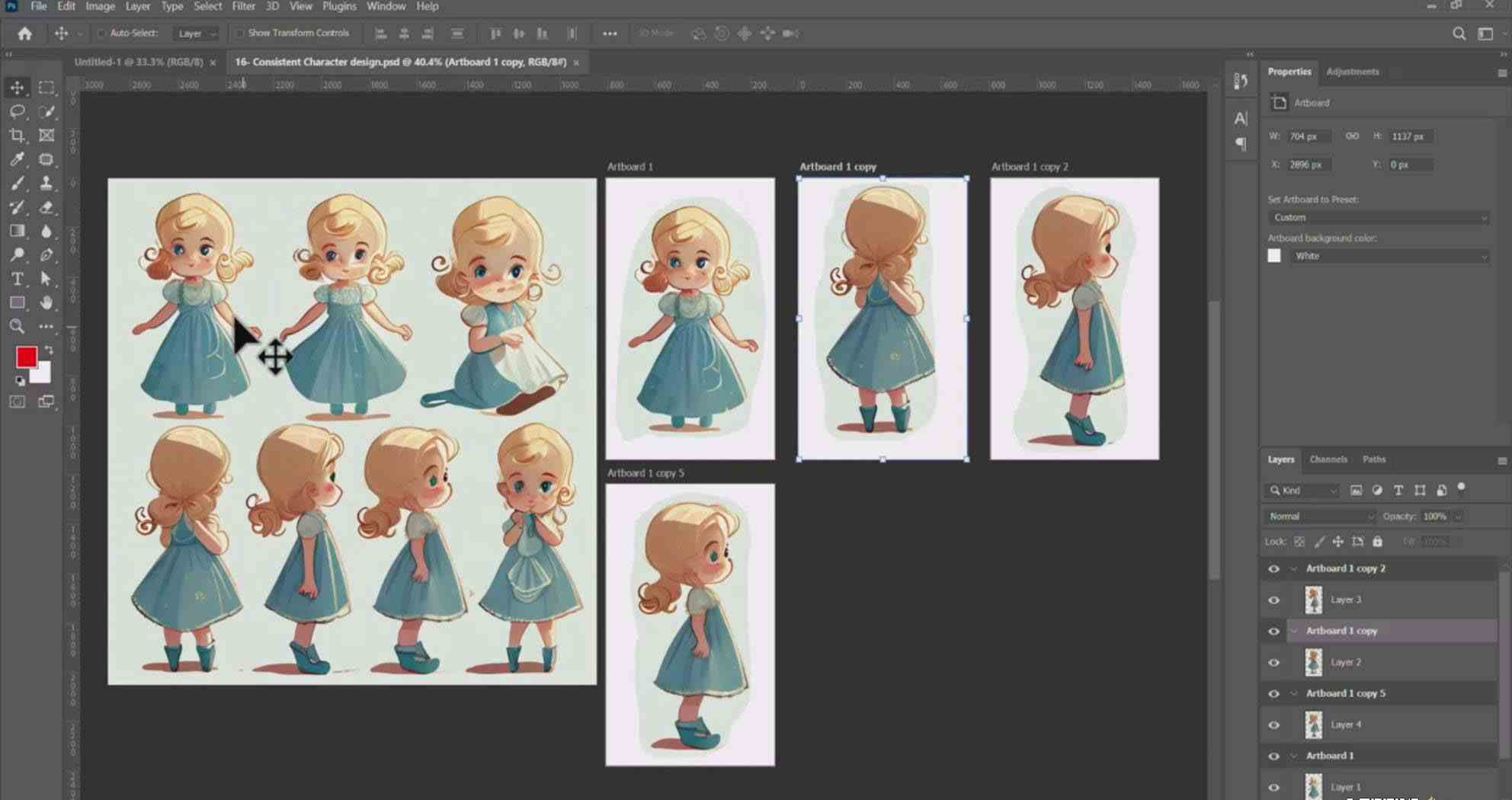 掌握 MidJourney V5 AI + ChatGPT创建一致的角色设计图像-22节课-中英字幕/P1364期