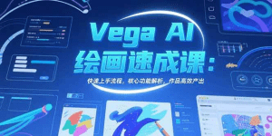 Vega AI绘画速成课:快速上手流程,核心功能解析,作品高效产出-久创网