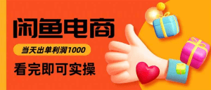 闲鱼高利润电商，当天上架当天出单，一单利润300-久创网